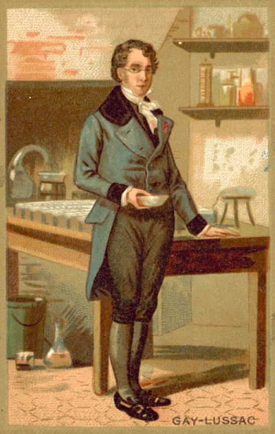 Joseph Louis Gay-Lussac, French Chemist and Physicist by French School